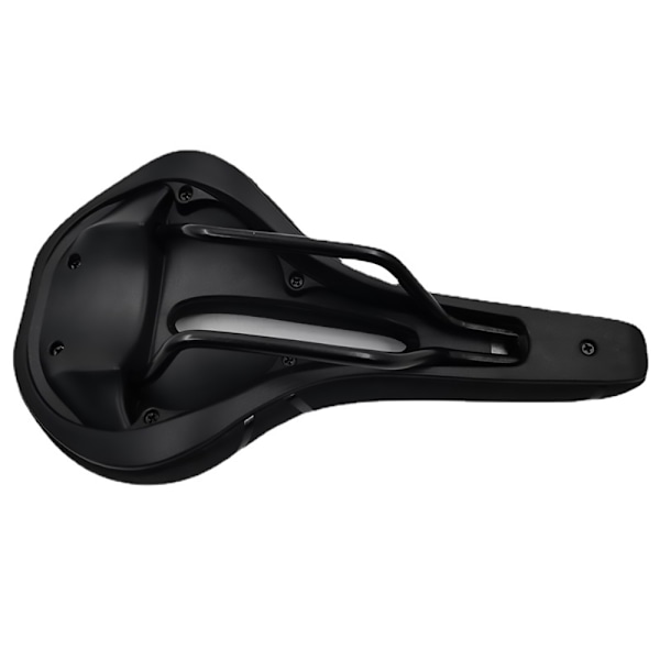 Reflekterande Cykelsadel med Anatomisk Utskärning för Förbättrad Kylning, Skåra i Mitten för Ventilation, Tjockt Memory Foam för Komfort
