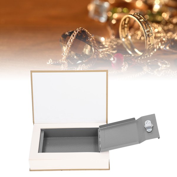 Diversion Book Safe Simulation Sturdy Book Safe Storage Box with Key for Home Travel
