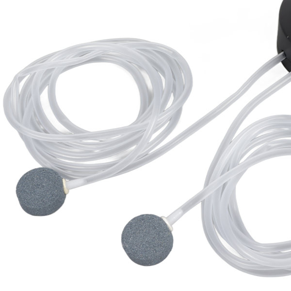 Akvarie Solcellsdriven Syrepump Hög Effekt 3 Lägen Fisk Tank Syresättare med Metallstativ för Fisk Tank Akvarium