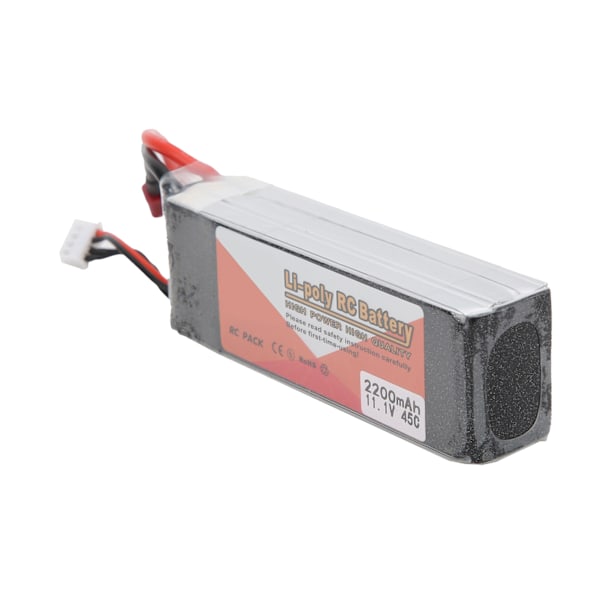 11,1V 2200mAh 3S 45C Lipo-batteripaket med T-kontakt RC-batteri för RC-bilbåtlastbilhelikopter
