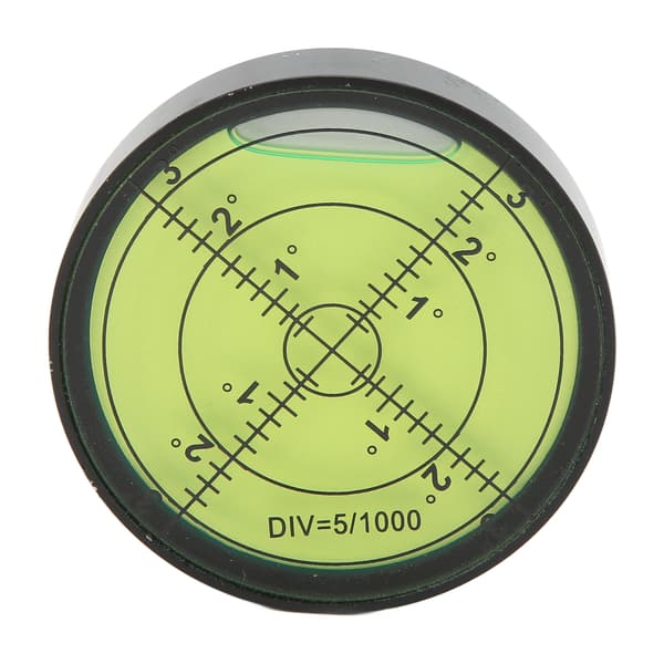 60x12mm Högprecisionsvattenpass Stöttålig Hållbar Metall Cirkulär Libell