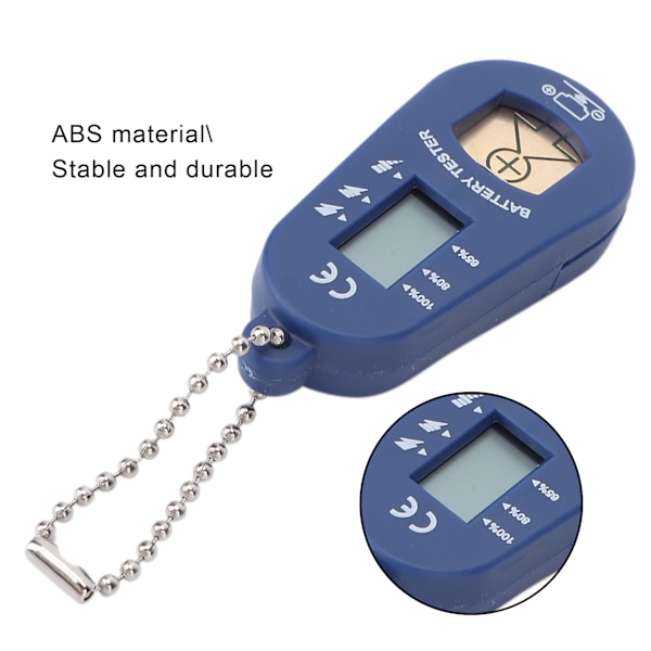 Hörselhjälpsbatteritestare Bärbar Batterikontroll LCD-Display Batterimätningsenheter