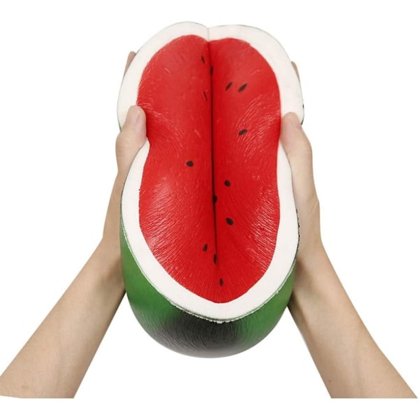 Squishies Vattenmelon Frukt Super Stor Antistress Squishies Långsamt Stigande Klämleksak Kläm Speelgoed Jumbo Långsamt Stigande Leksak Present Barn Vuxna