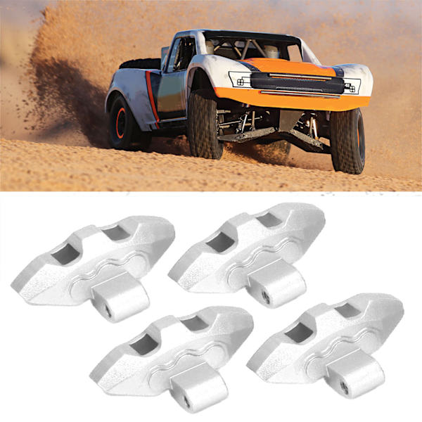 4 st RC Replica Bromsok Aluminiumlegering Bromsok för TRAXXAS UDR 1/7 RC BilSilver