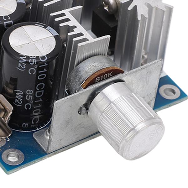 Motorhastighetsregulator PWM-kontrollbrytare Regulatormodul DC 12‑40V med 10A säkring