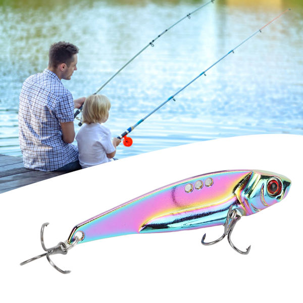 25g Blade Bait Fiske Lure Metall Vib Blade Lure Konstgjord Blade Swimbait Fiske Lures för Färskvatten