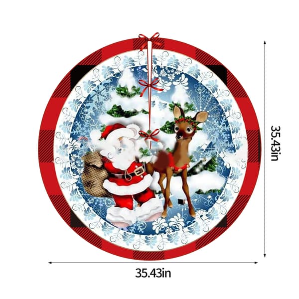 Julepynt Skørt-a9-90*90cm