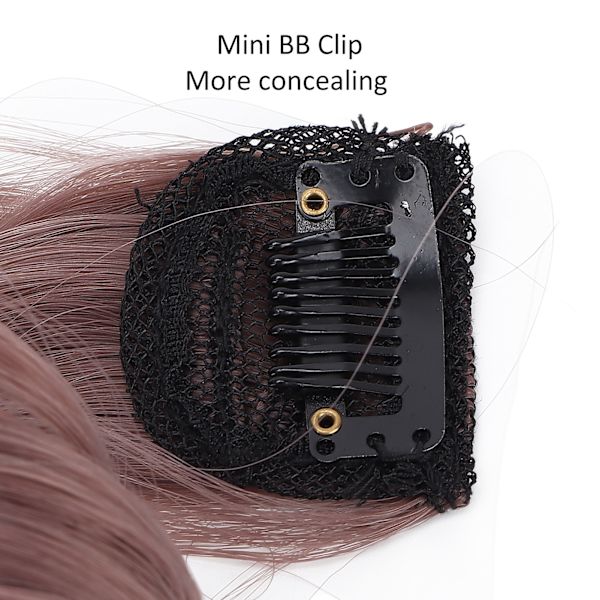 5 st Clip in Hairpiece Färgad Hairpiece Clip Hair Extension Hairpiece för Cosplay PartyLjus Lila