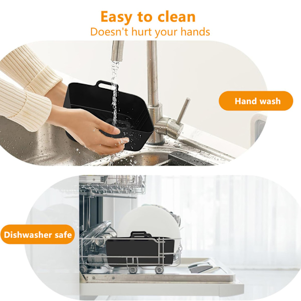 Tillbehör för dubbla korgar fritöser, set om 9 passar för Dual Air Fryer AF451UK AF500UK