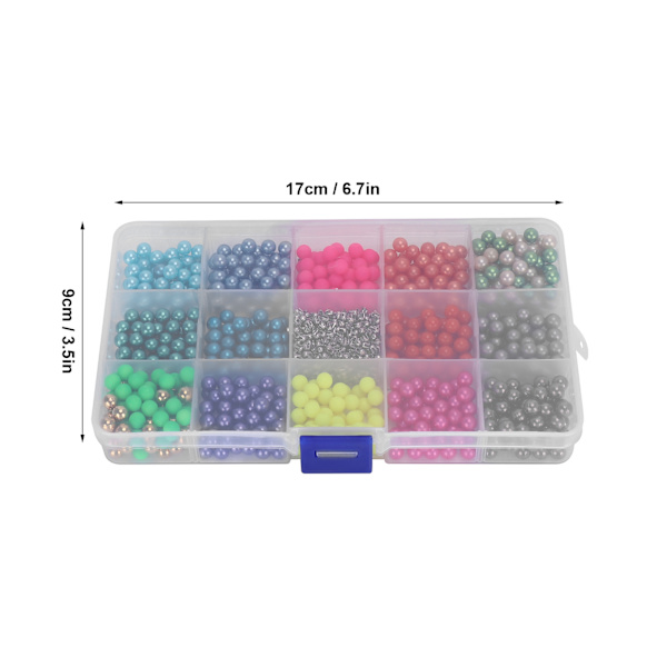 Pärlmonteringsmaskin Handgjorda pärlor Nitar Knappar DIY Dekorationstillbehör 6mm