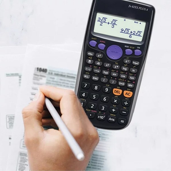 Matematikerns Val Kalkylator, Stor Skärm 417 Funktioners Enhet Med Dubbelt Strömsystem För Oöverträffad Pålitlighet, Perfekt För Högstadiet Och
