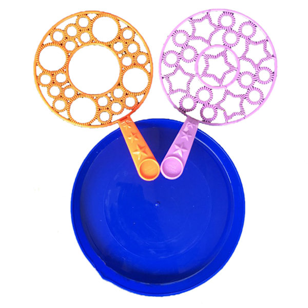 Verktyg för att blåsa bubblor Färgglad bubbelstav för barn Rolig bubbelblåsningspinne