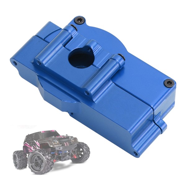 RC-bilväxellåda hus motorfäste set för Latrax Teton 1/18 fjärrkontroll bil uppgradering delar blå