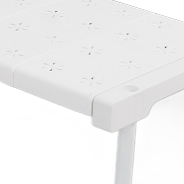 Expanderbar hylla stapelbar 121lb lastbärande avdelare förvaringsställ för garderob skåp skåp längd 67‑88cm / 26.4‑34.6in