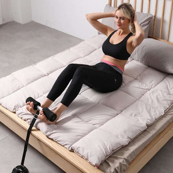 Hamstring Curl Strap med sugkopp - Bärbar justerbar sit up träningsassistent magtränare för hemträning arbete resor
