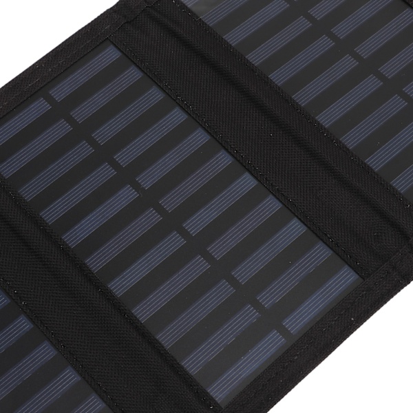 Solpanel Fällbar Väska Monokristallint Kisel För Bärbara Datorer Bilbatterier Vagnar Bussar Fartyg 5.5V 25W