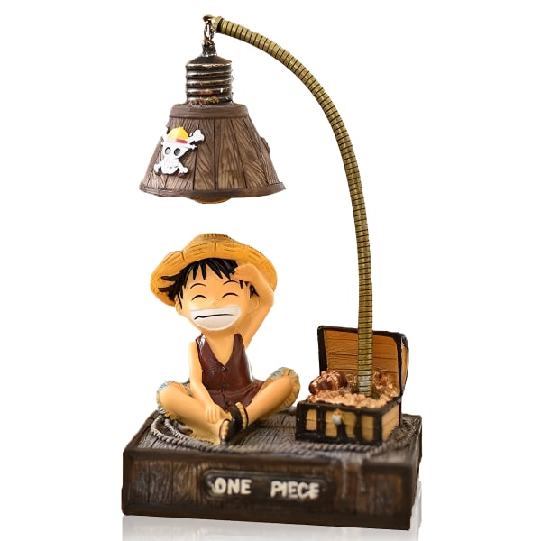 ALTcompluser One Piece LED sänglampa Skrivbordslampa dekoration för barns sovrum eller vardagsrum Luffy