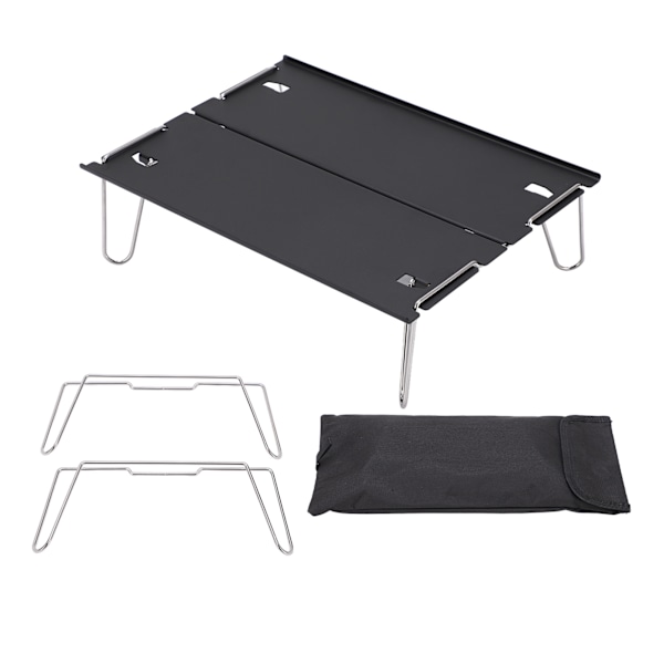 Utomhus hopfällbart bord bärbart aluminiumlegering lätt mini bord för backpacking camping vandring