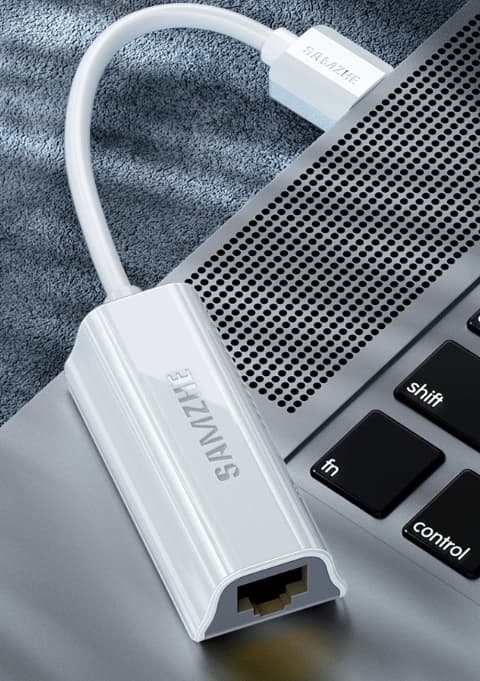 Ethernet-kabeladapter til stationære computere: Ekstern RJ45-stik
