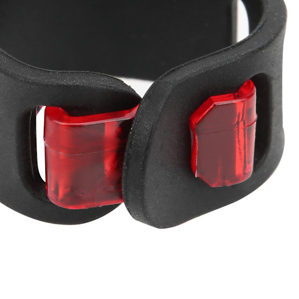 USB-laddningsbar cykelbakljus LED nattcykelutrustning cykelbakljus svart