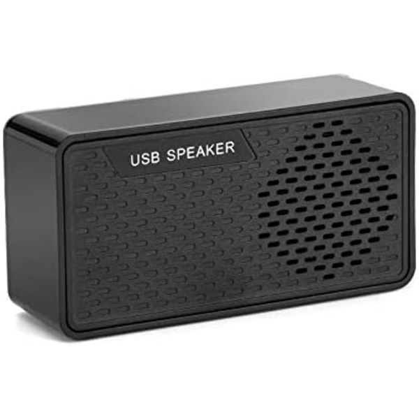 Bärbar USB Mini-högtalare med hög volym stereo, USB-driven