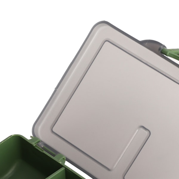 2 st fiskekrok bete gadget låda mini PP förvaringslåda väska för fiskeutrustning tillbehör 3 fack