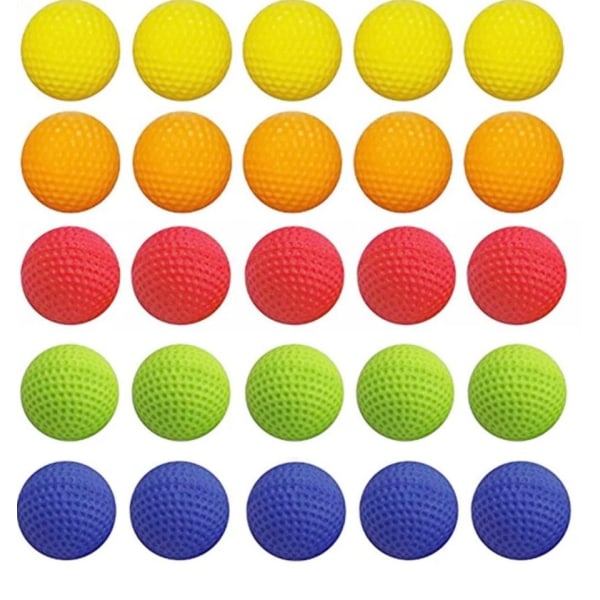 30 st övningsgolfbollar ihåliga golfbollar träningsgolfbollar barn golfbollar (A-1B)