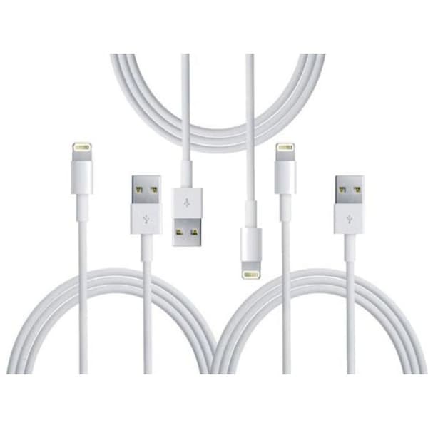 USB till Lightning-kabel för iPhone, Laddnings- och synkroniseringsfunktion med dataöverföringshastighet, Överlägsen hållbarhetskonstruktion, Apple MFi-certifierad