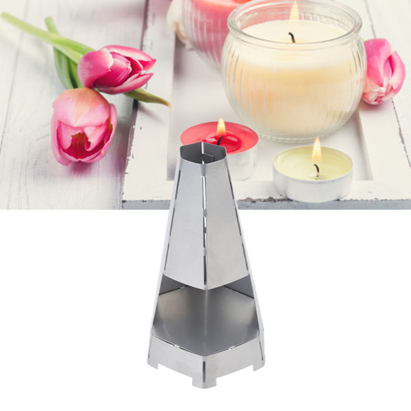 Orkanljusstake Vindtät Varm Atmosfär Allmänt Använd Metall Tealight Hållare för Bar Café Bröllop