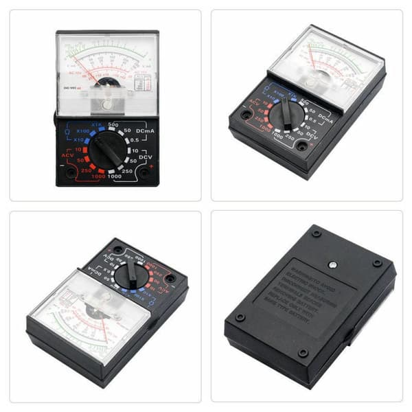 Analogt multimeter elektrisk voltmeter kontinuitetstester YX 1000A AC DC