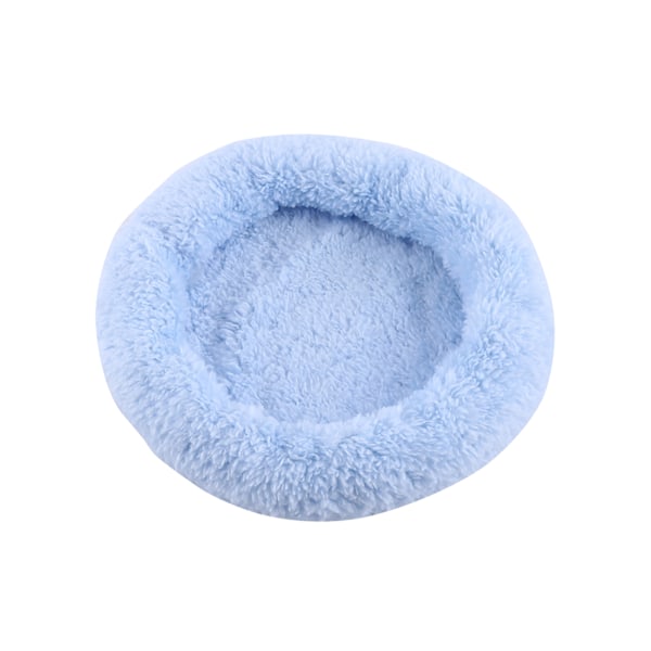 Mjuk Fleece Hamster Säng Igelkott Ekorre Litet Djur Varm Mys Kudde Hus Pad (Blå S)