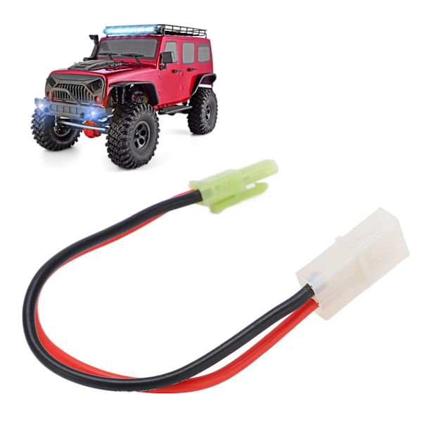 Batteriadapterkabel Stor för Tamiya Hona till Mini för Tamiya Hane med Mjuk Silikontråd för RC Bilmodeller