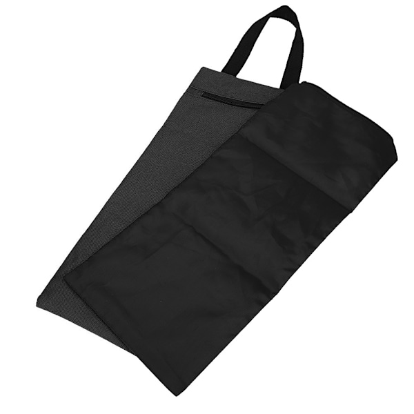 2 st 41x18cm Sandbag utan fyllning, tunn armtillbehör för yoga och fitness, svart