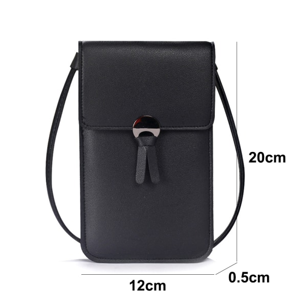 Kompatibel med mobiltelefonväska, Crossbody-väska med flera fickor