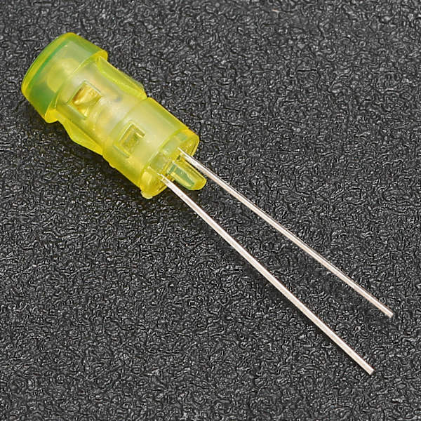 20 st 3mm DIY LED-dioder Bärbara ljusdioder för vetenskapliga projekt Experiment Gult ljus