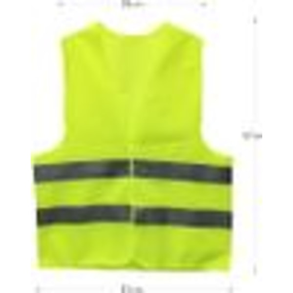 4-pack reflexvästar, bilsäkerhetsvästar, reflexvästar, 360 graders reflexremsor, tvättbara reflexvästar med kardborreband