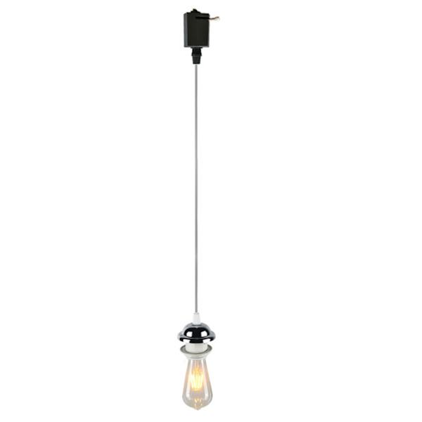 Modern hängande lampa smidesjärn E27 takkronor för vardagsrum bar matsal 85-265V kromfärg
