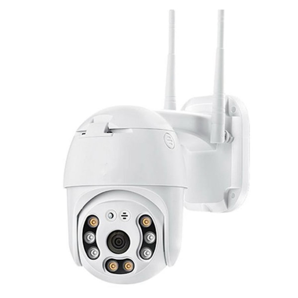 360° WiFi-övervakningskamera för utomhusbruk, 1080P kamera, färgnattseende