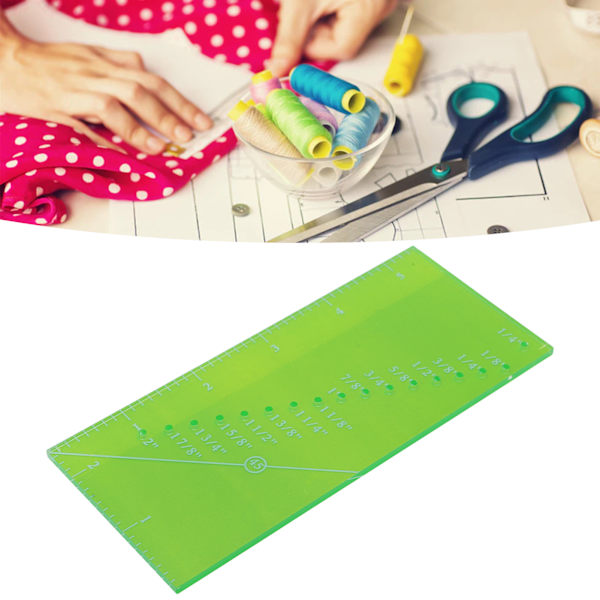 Magnetisk sömnadsguide set motstånd linjal perforerad söm mätning quiltning linjal magnetisk mätare för DIY symaskin