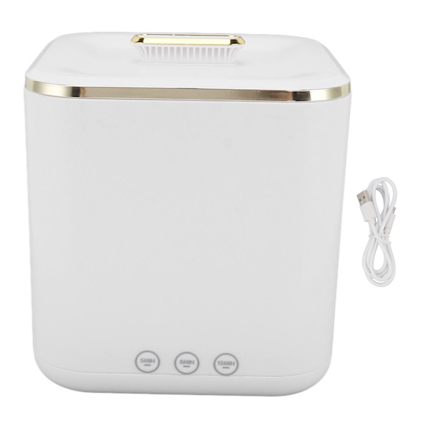 Mini tvättmaskin 5L kapacitet säker effektiv 3 hastigheter timing bärbar tvättmaskin för underkläder babykläder strumpor vit