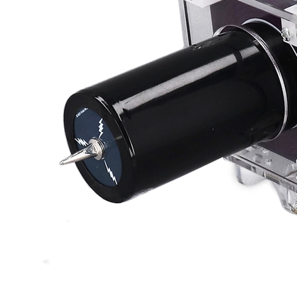 Bärbar Tesla-spole, Bluetooth-musikstyrd gnistgapbågsgenerator, vetenskapligt experimentkit med kretsskydd och trådlös överföring,