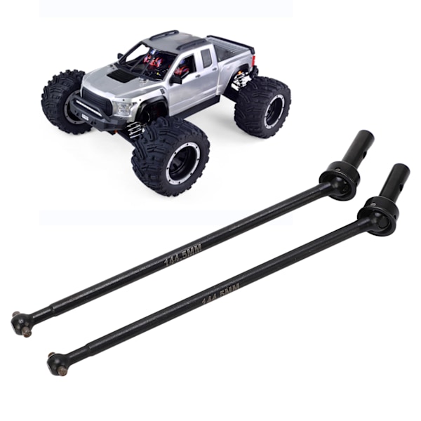 2 st RC-bil fram universal drivaxel metall CVD framdrivaxel för ZD Racing MX‑07 4WD 1/7 RC-bil