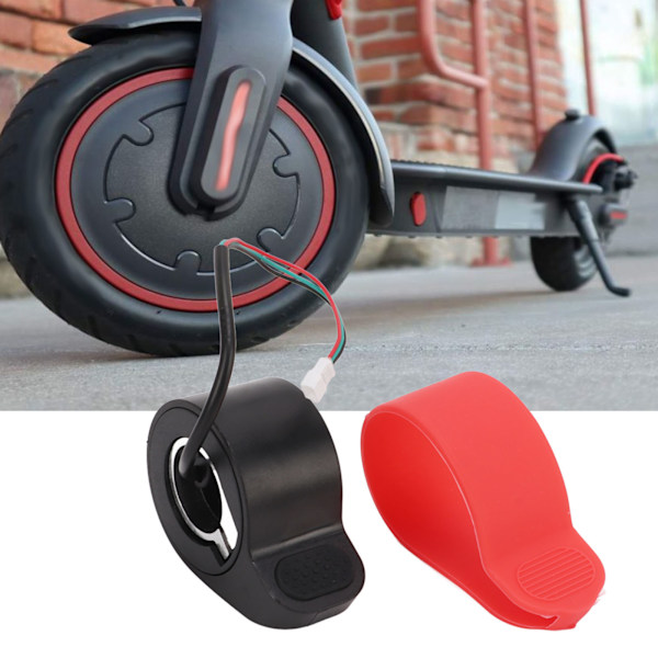 Scooter tumgasreglage finger tumhastighet gasreglage universell med silikonskydd för Xiaomi M365 1S LITE