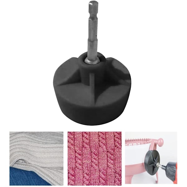 Snabb Auto Stickad Adapter Vevarm Adapter med Hex Stålbit Virkningsmaskin Adapter DIY Sytillbehör för Stickmaskin