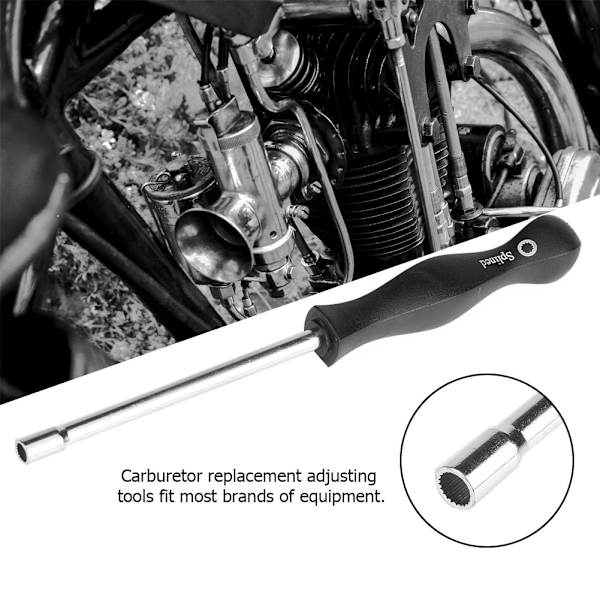 Förgasarjusteringsskruvmejsel Carb Tuning Serviceverktyg 21-Tandad Splined