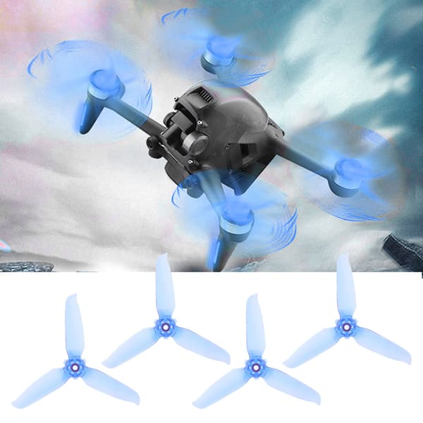 FPV Racing Drone Propeller, Støjreducerende Holdbare Plastikblade, Quick Release Design For Nem Montering, Kompatibel Med DJI FPV Combo, 2 Par