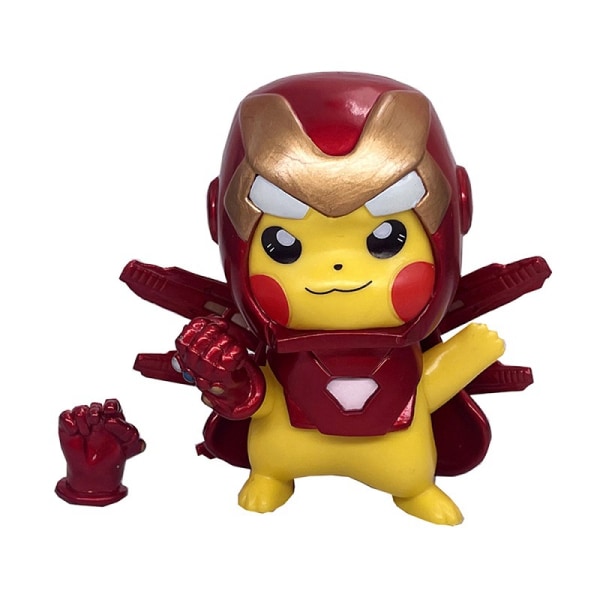 Pika Iron Man docka, Superhero, Cosplay Iron Man MK85, Thanos