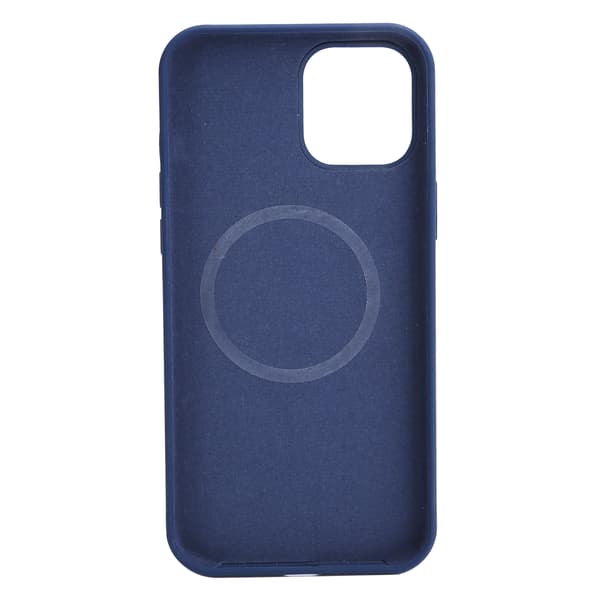 iPhone 12 Pro Max Flytande Silikon Stötsäkert Skyddsfodral Blå