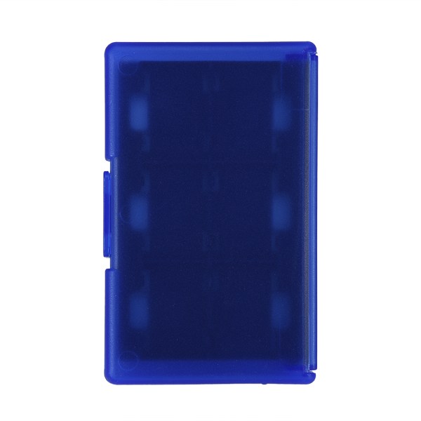 24-i-1 TF-kortboks Spill Minnekortholder med oppbevaring for Nintendo Switch Blue