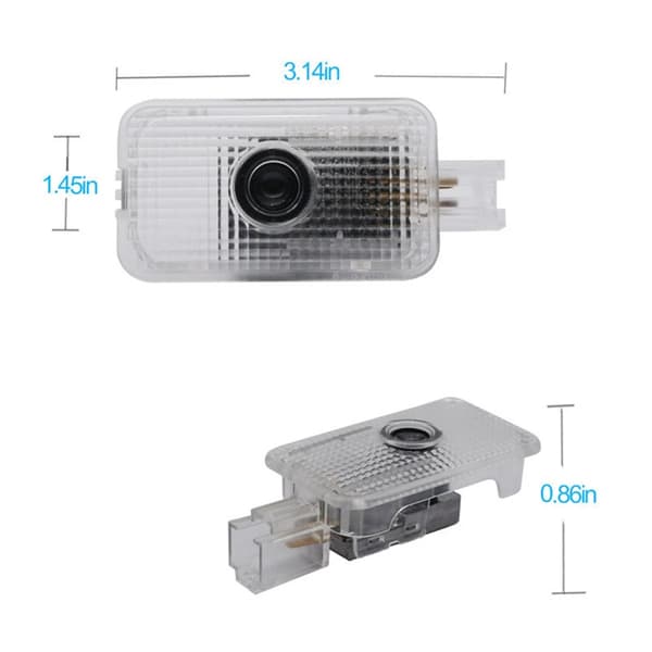 [02]Suitable for Subaru Welcome Light BRZ Forester Outback Legacy Impreza Chipeng XV Special Door Projector Lamp (2-pack)